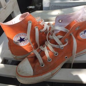 🍊ORANGE HI TOP CONVERSE🍊